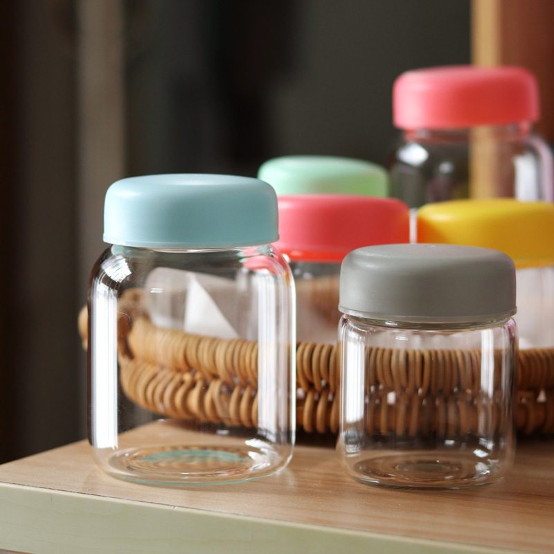 酸奶分杯玻璃瓶罐子 家用耐高温布丁果酱燕窝瓶食品储物罐密封瓶