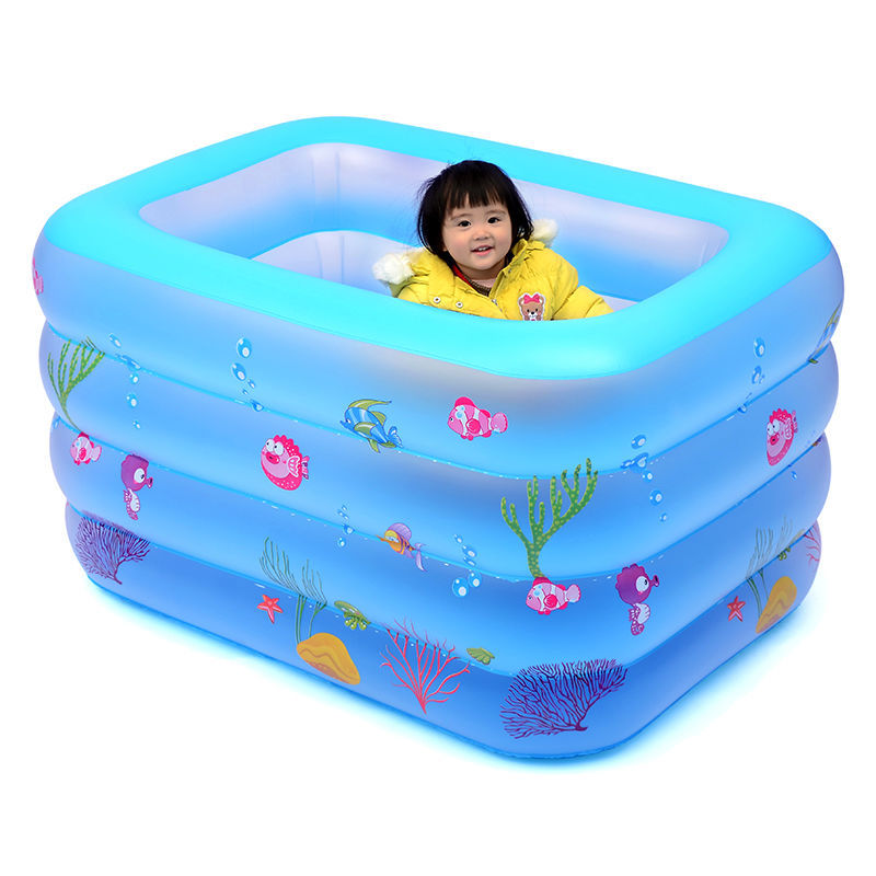 推荐婴儿游泳池家用充气宝宝游泳桶可折叠儿童小孩洗澡水池母婴店