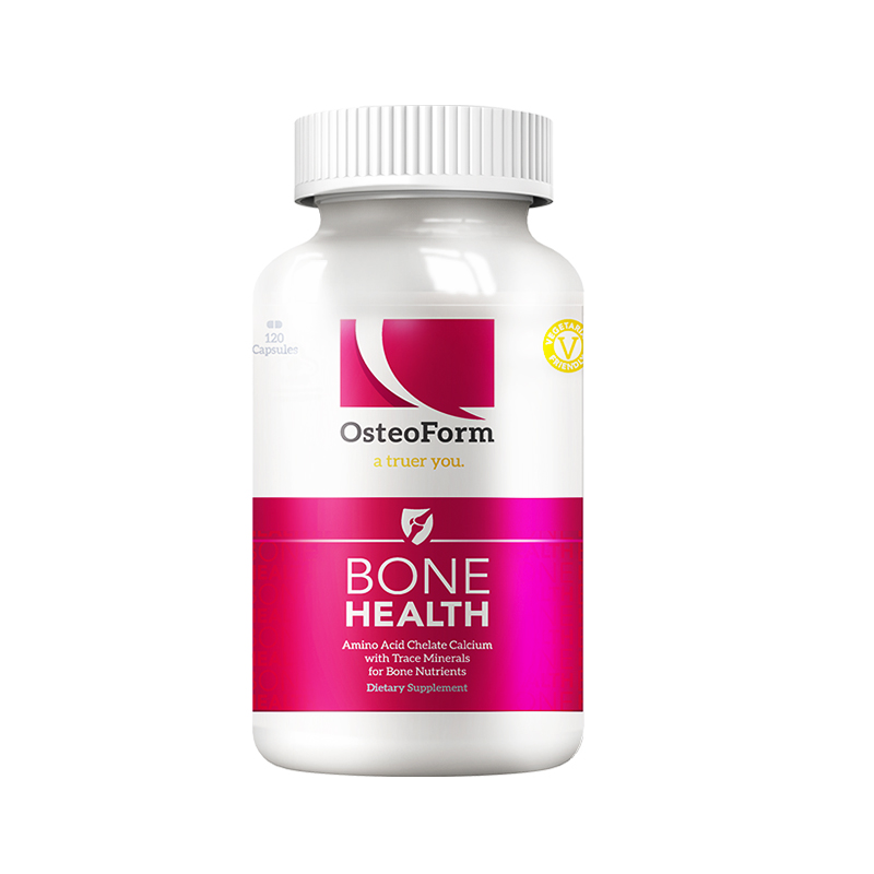 OsteoForm美国乐力氨基酸螯合钙胶囊120粒*3瓶成人中老年孕妇补钙