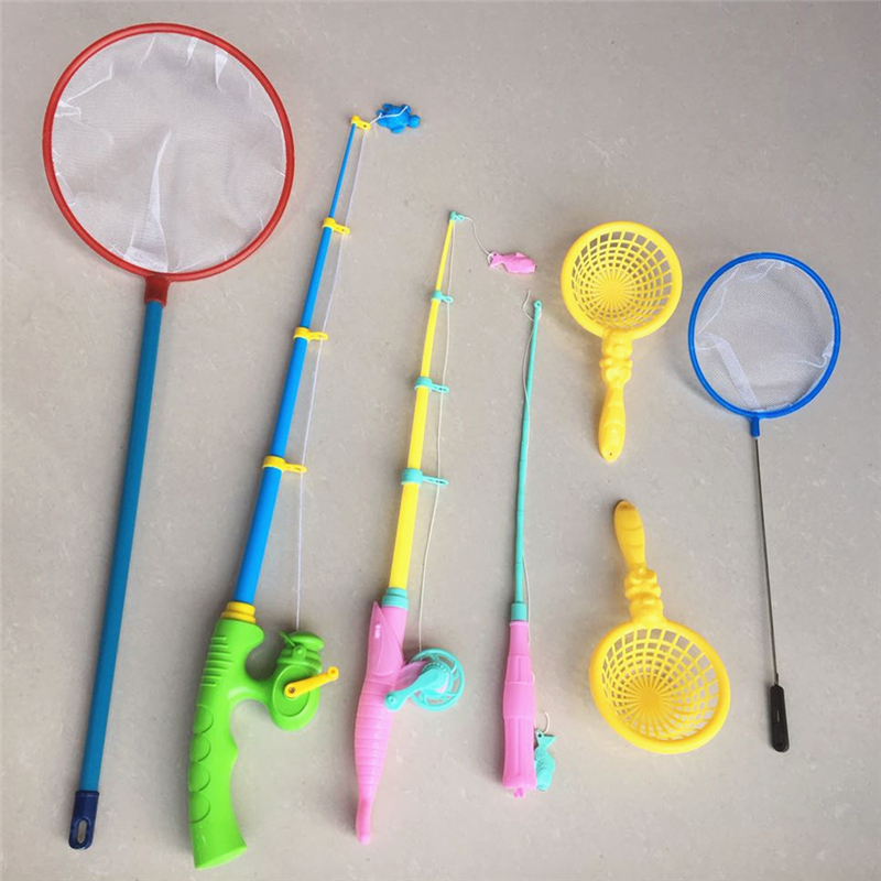 儿童钓鱼玩具钓鱼竿磁性宝宝1-3岁小孩益智戏水小猫钓鱼杆塑料