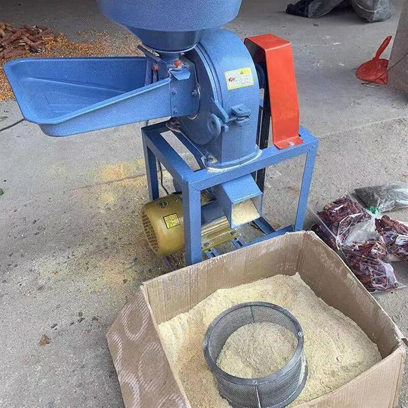 玉米饲料粉碎机家用小型打碎机养殖多功能破碎机中药农用打料机