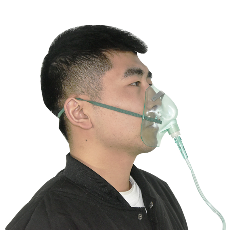 医用成人吸氧面罩氧气呼吸输氧管家用一次性面罩式吸氧管现货包邮