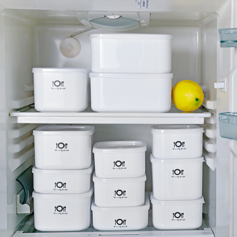 厨房冰箱长方形保鲜盒微波耐热塑料饭盒食品餐盒水果收纳盒密封盒