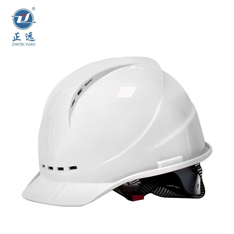 正远安全帽工地高强度ABS建筑工程施工定制国标领导监理透气安全