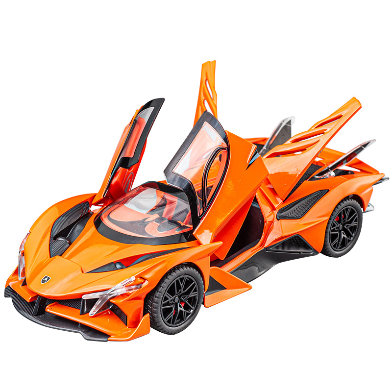 正品阿波罗太阳神EVO合金模型车男孩礼物玩具车超级跑车仿真汽车