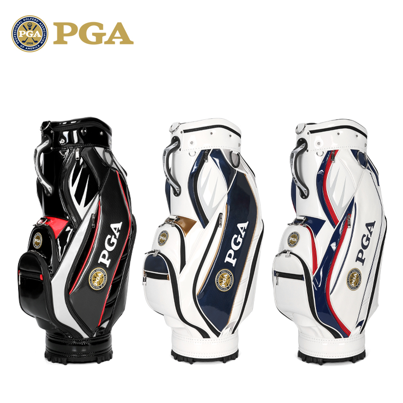 美国PGA 高尔夫球包 男女标准球包 高端水晶PU 久用如新 防水耐污