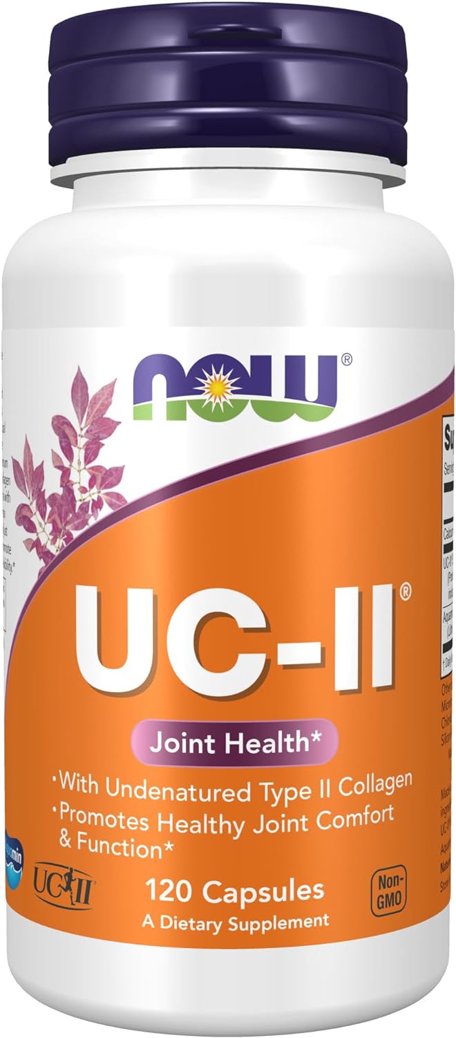 大瓶装美国Now Foods UC-II非变性二型骨胶原蛋白120粒 骨骼健康