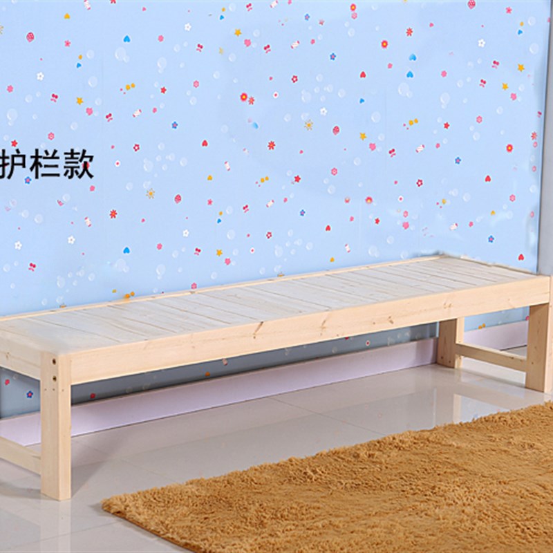 推荐加宽床拼接床定制儿童床带护栏单人床实木床加宽拼接加床拼床