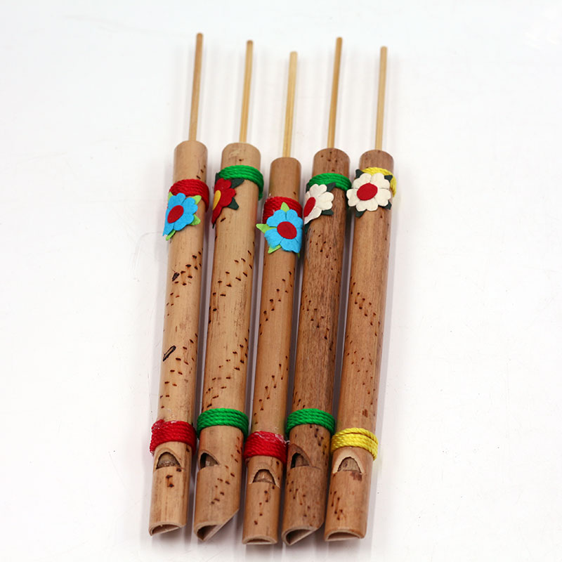 新款泰国竹鸟笛竹口哨 儿童小孩玩具吹笛口哨吹奏小乐器工艺礼品