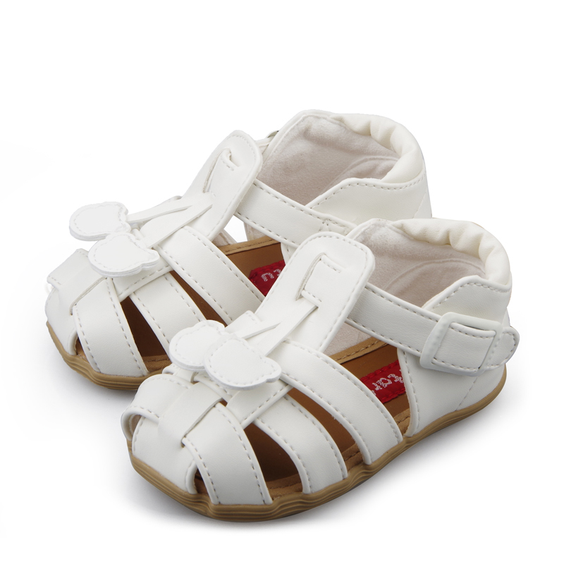 卡特兔凉鞋新款夏季男女童包头鞋宝宝防滑机能鞋儿童皮鞋婴幼儿鞋