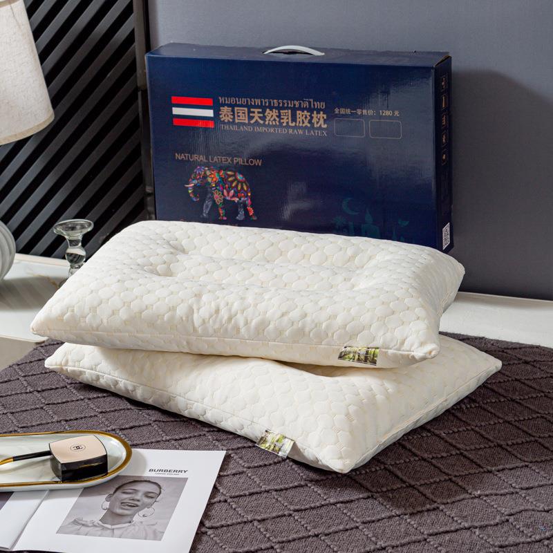 天然颗粒乳胶枕成人助睡眠保健枕头学生儿童枕芯厂家礼品
