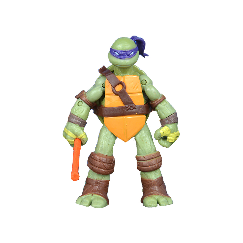 新款关节可动忍者神龟手办 忍者龟武器模型儿童玩具动漫公仔成人