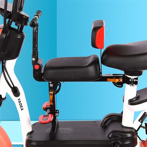 电动自行车前置宝宝座椅儿童安全座椅电动车加厚坐垫可折叠婴儿座