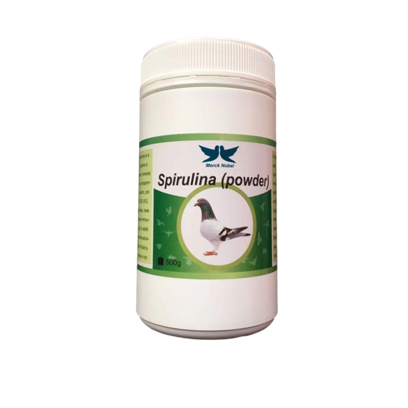 比利时默克诺赛鸽保健品螺旋藻粉500克瓶高营养剂天然蛋白质包邮