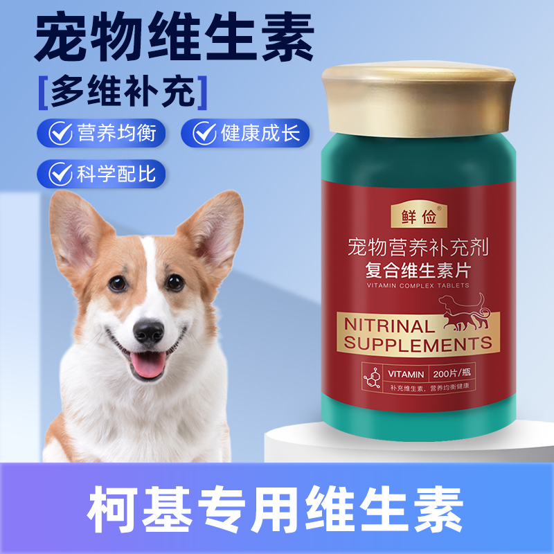 柯基专用复合维生素片维b宠物狗犬用保健品成犬幼犬补充营养品