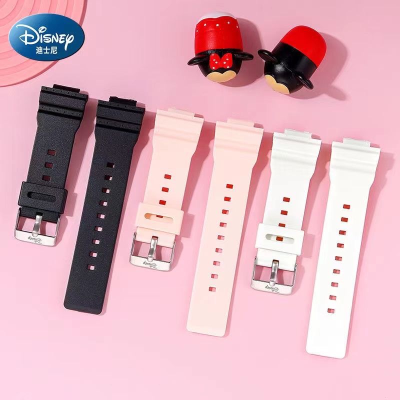 迪士尼Disney15057/15052电子学生运动手表原装橡胶配件适配表带