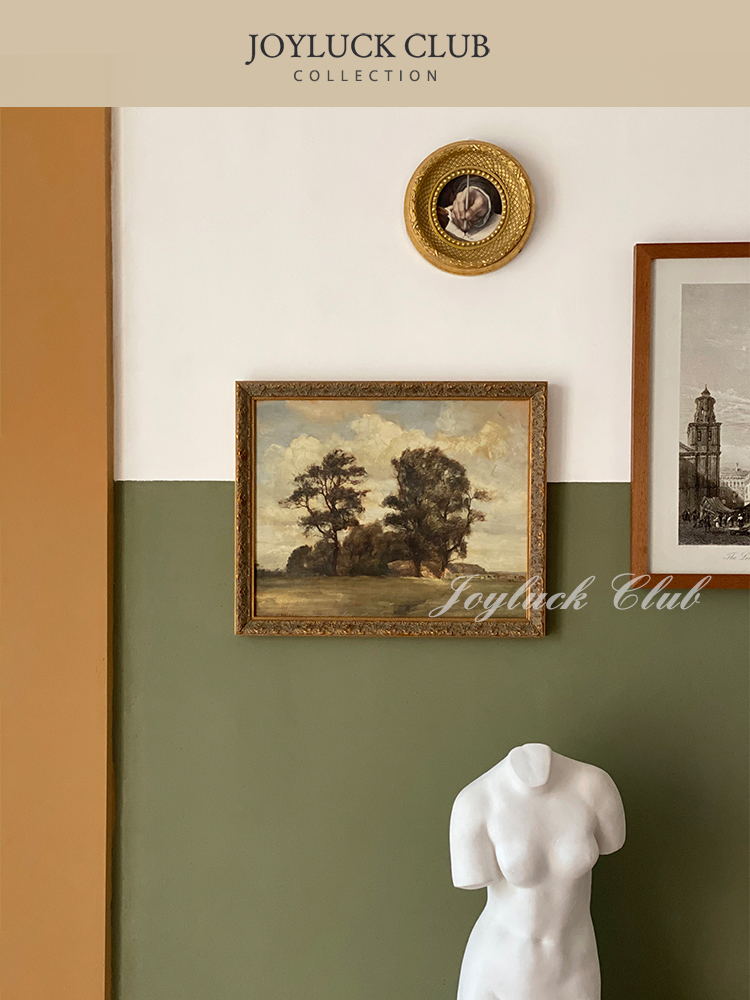 橡树颂Joyluck Club喜福会新古典风景法式欧式轻奢复古客厅装饰画