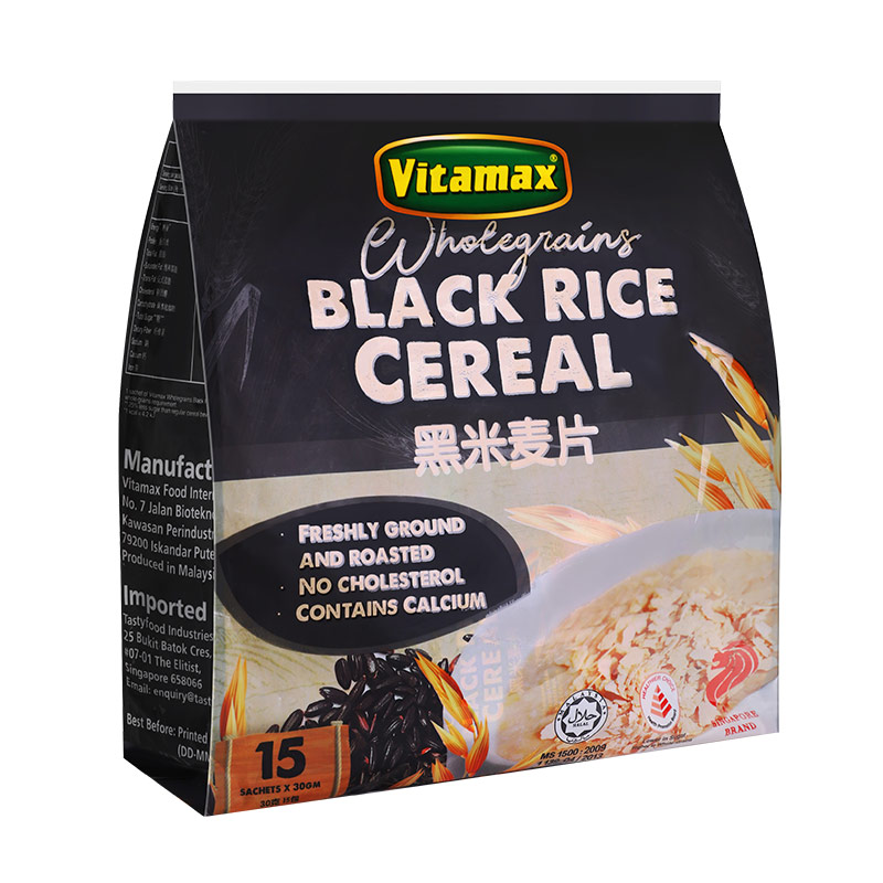 马来西亚进口黑米麦片低脂营养养胃代餐饱腹食品儿童代餐钙质450g