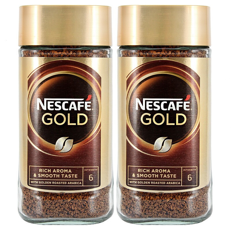 瑞士 雀巢金牌咖啡200g瓶装冻干速溶咖啡粉原味美式黑咖啡