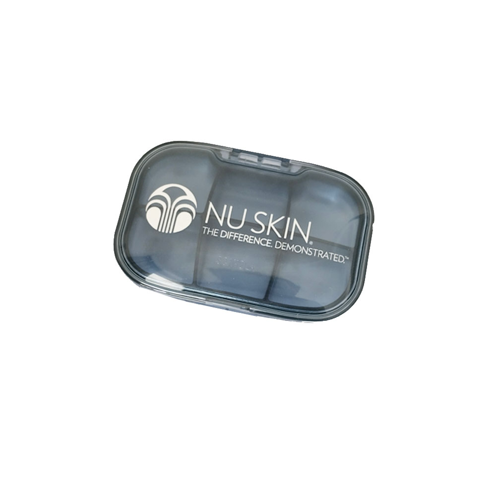 nuskin如新保健品药盒迷你收纳便携式小药盒分装一周七天三餐密封