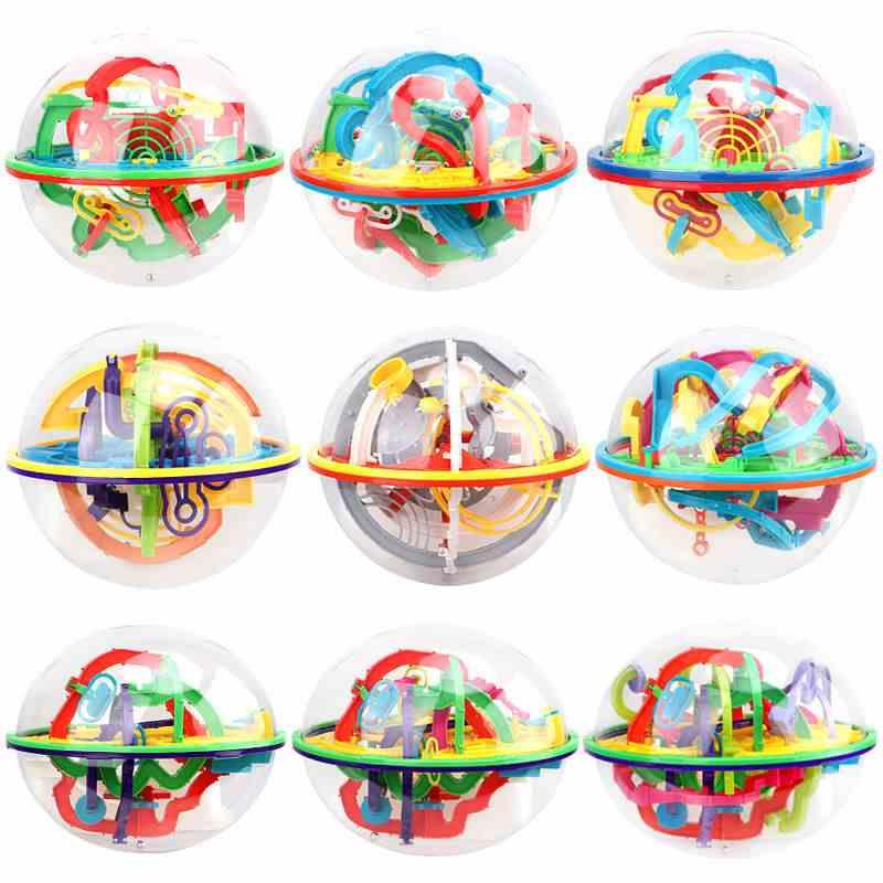 爱儿可优立智-体迷宫球走珠376玩具关童专注力训练飞碟力球