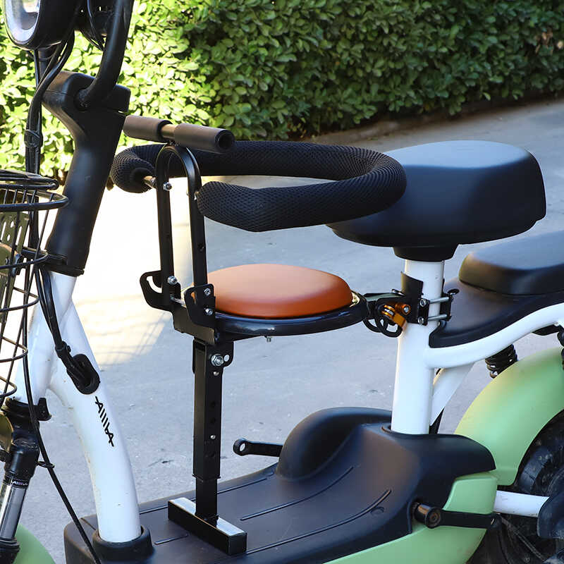电动车前面带小孩的座椅前置儿童可折叠电瓶N踏板自行车婴儿宝宝