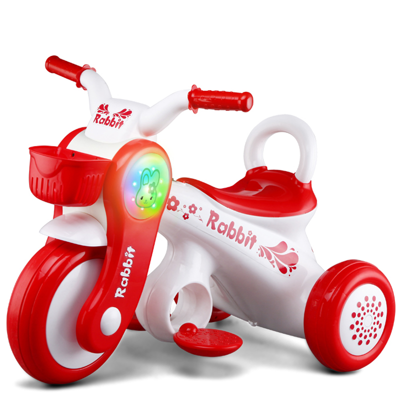 正品儿童电动摩托车宝宝三轮车充电玩具车可坐人小男女孩3-6岁童