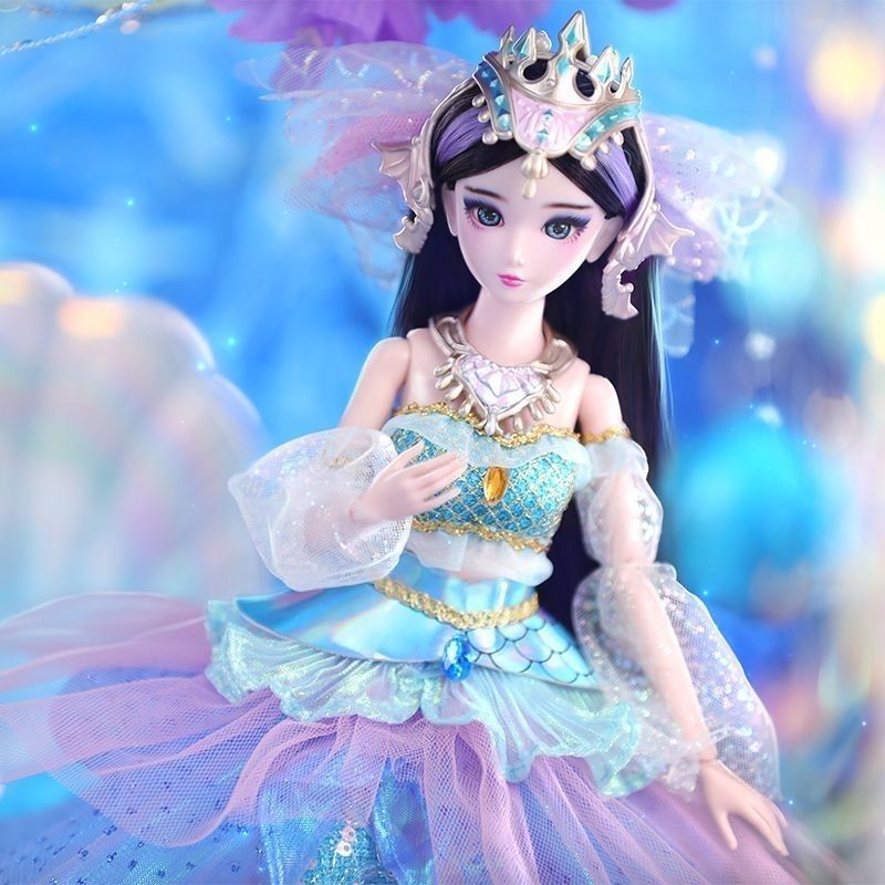 叶罗丽娃娃正品海公主29CM玩偶礼服精灵梦女孩玩具生日礼物情公主