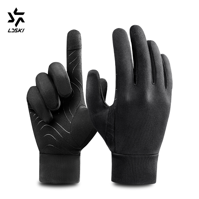 LDSKI 专业滑雪手套内胆单双板男女款保暖手套可指尖触屏隔汗内衬
