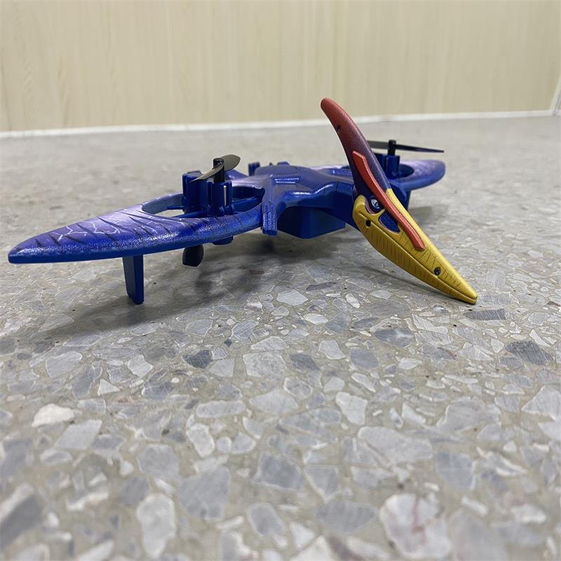新品遥控电动恐龙飞机真翼龙模型可飞行发声带灯光儿童拼插玩具