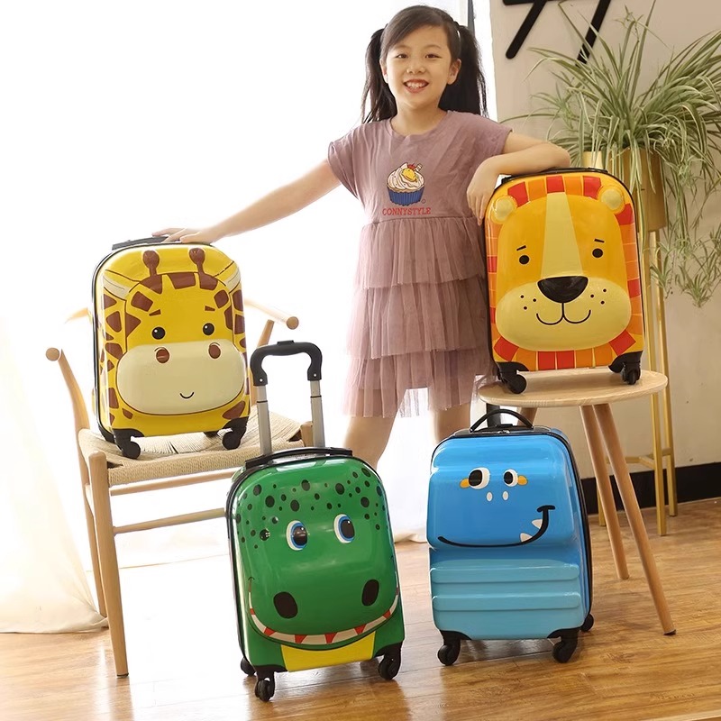 极速儿童推车行李箱可坐拉杆箱18寸小型可爱男孩女旅行出游静音万