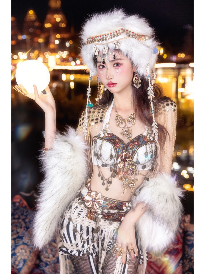 异域风情服装云南西双版纳哈尼族印第安部落风公主旅拍服饰女性感