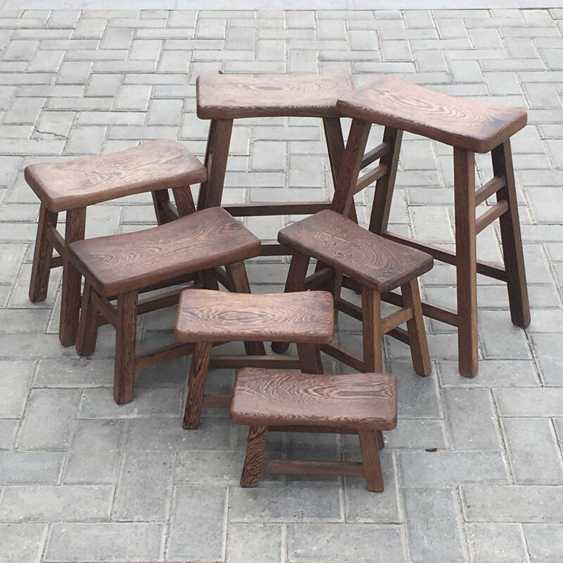 小木矮凳子便携实木家用儿童实木出租房用卫生间专用鸡翅木小板凳