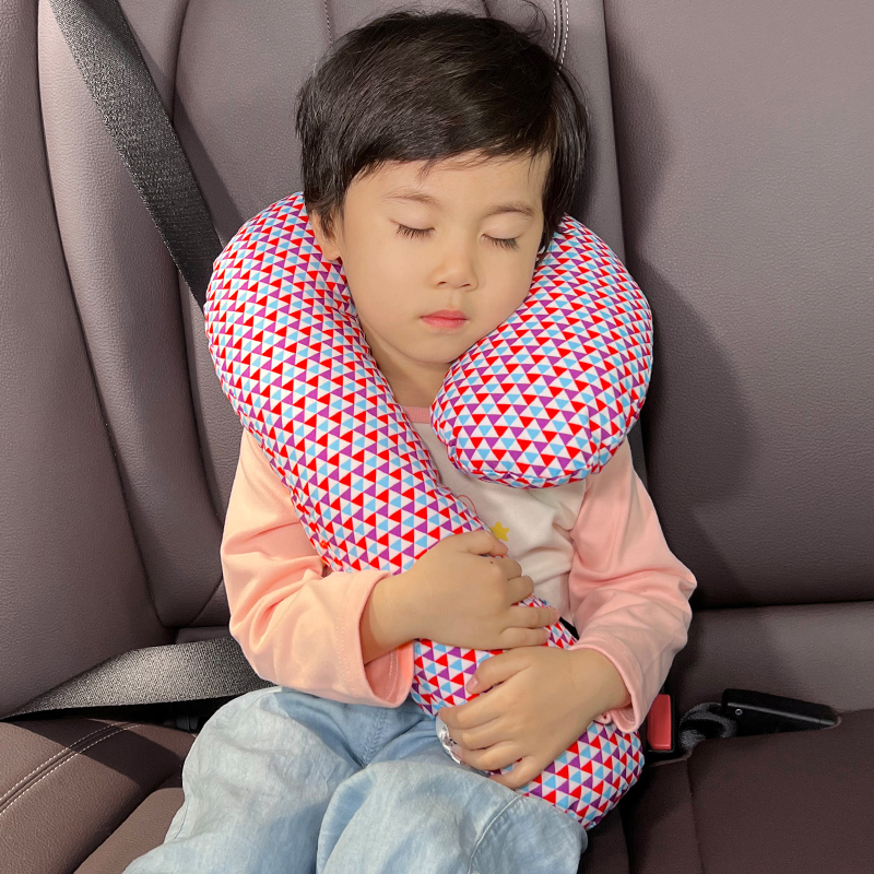 儿童汽车抱枕防勒脖外出靠枕宝宝车用枕头副驾驶汽车睡觉神器车载