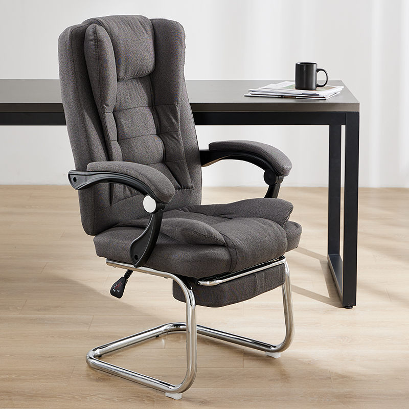 电脑椅家用办公椅可躺老板椅人体工学椅舒适久坐弓形座老人椅子