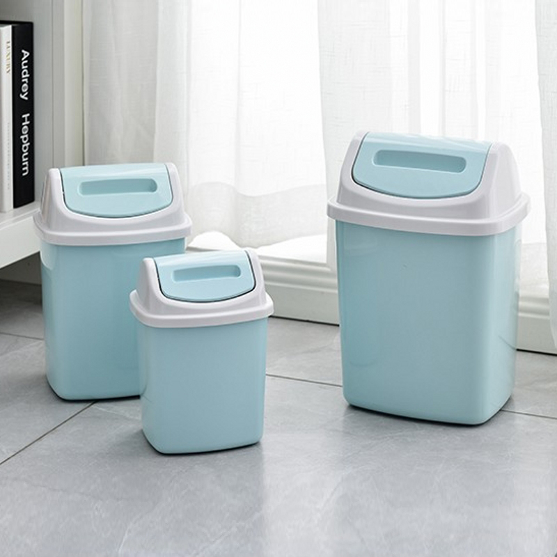 带盖垃圾桶家用卫生间大号夹缝纸篓子有盖窄边桌面小号迷你卫生桶