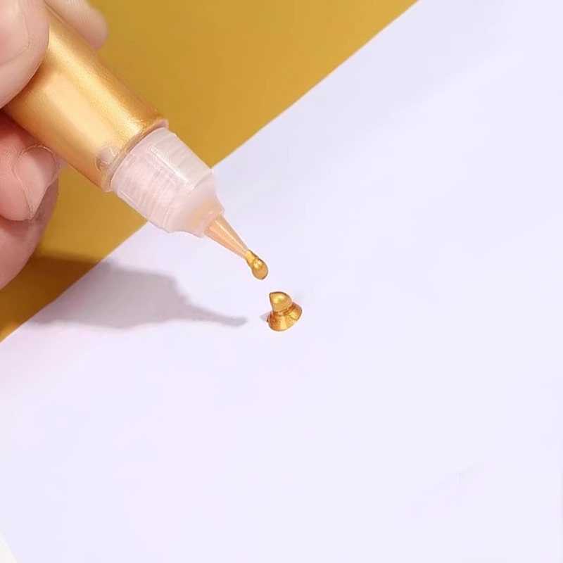 【三支装】百喜图搭配商品diy手绘3D立体金色勾线笔描边膏
