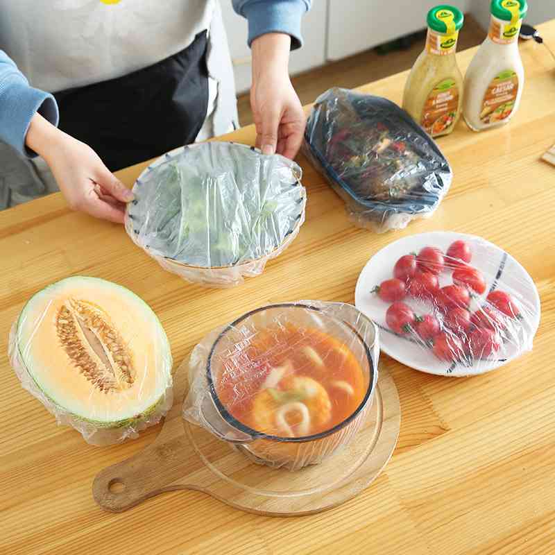一次性保鲜膜套大量厨房家用商用加厚剩饭菜罩水果食物罩
