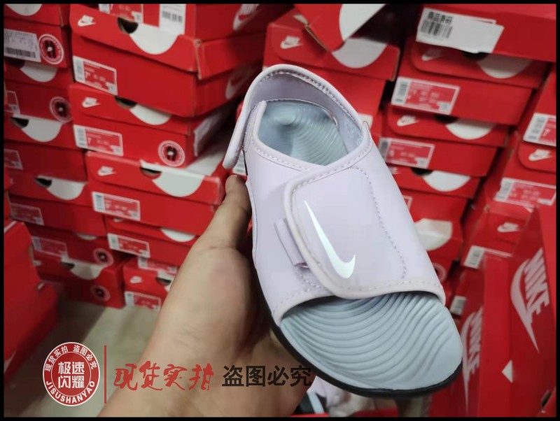 Nike耐克童鞋夏凉鞋男女小童沙滩鞋DB9562-501-402-602-001-300