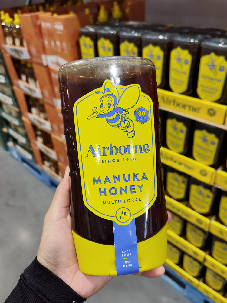 开市客Costco新西兰进口Airborne Manuka 麦卢卡30+蜂蜜1KG黄瓶