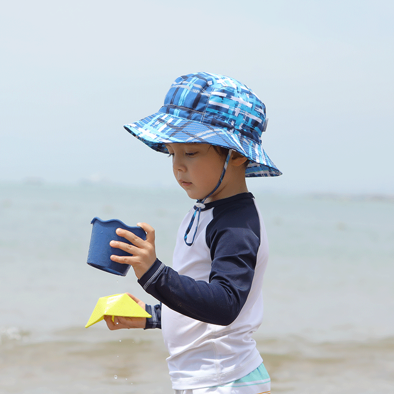 Twinklebelle儿童防晒帽男女童太阳帽婴儿遮阳帽沙滩帽防紫外线