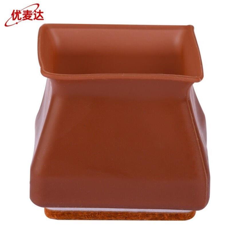 10892硅胶磨桌椅脚垫垫家具防滑耐只木地板保护套脚套方形黑