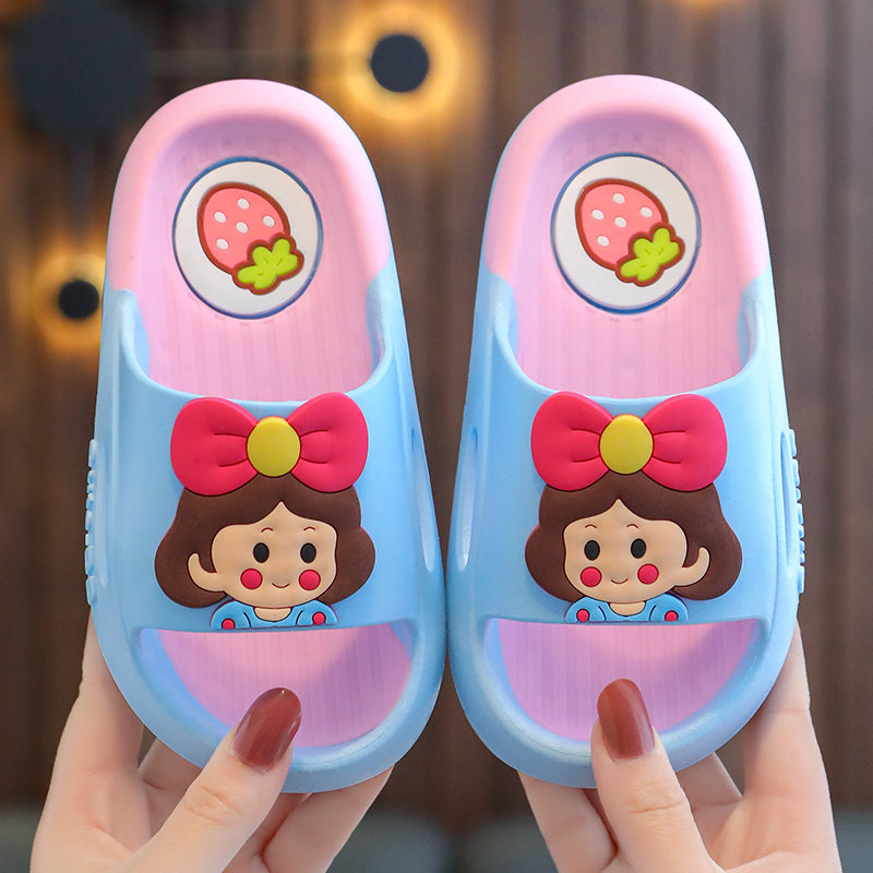儿童拖鞋女公主夏季2023新款防滑浴室内居家用宝宝小孩子凉拖鞋拖