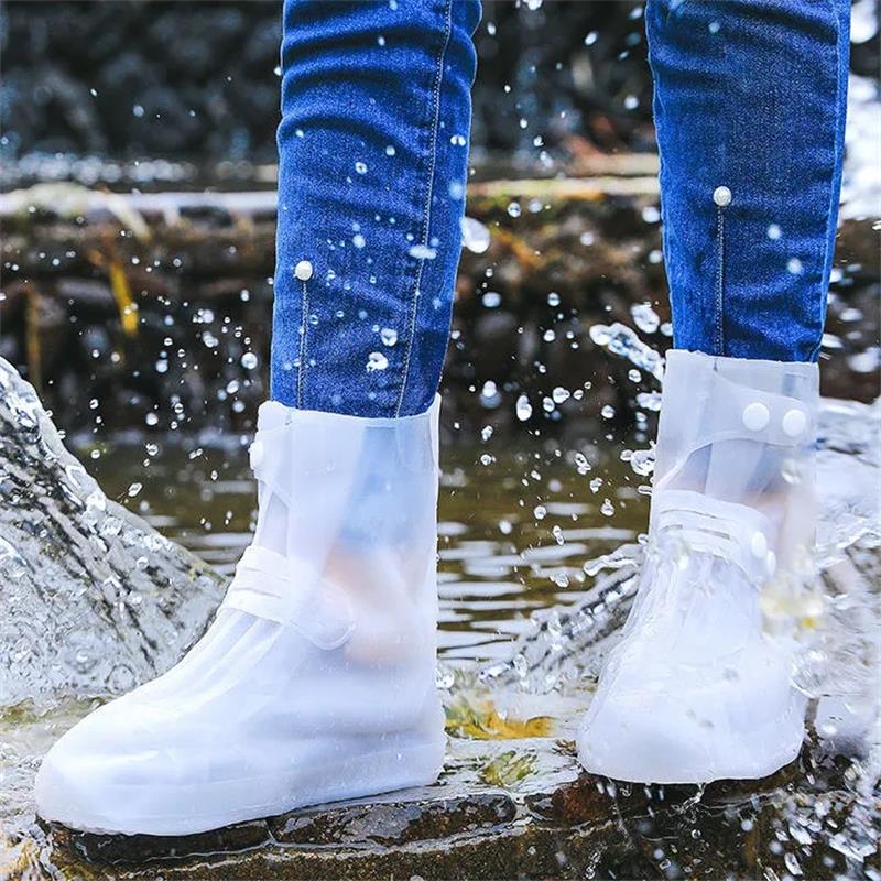 网红雨鞋男女防水雨靴套鞋雨天防滑加厚耐磨儿童成人硅胶雨鞋高筒