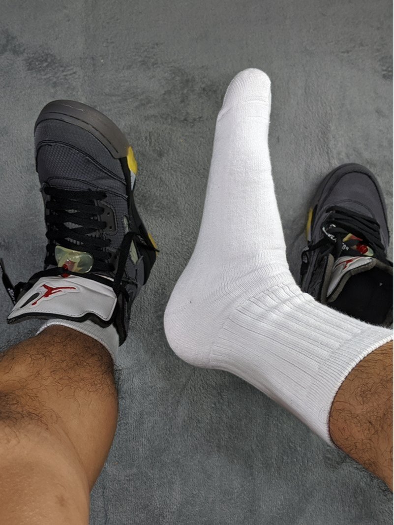 中筒袜男纯棉运动纯色加厚白袜ins黑色篮球少年实战夏季透气吸汗