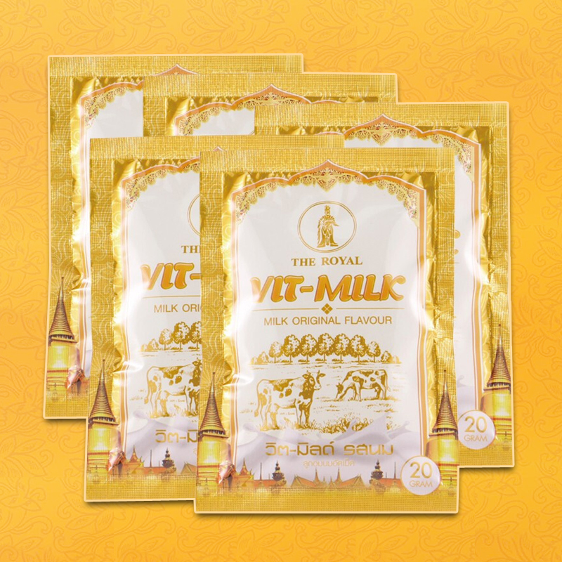 泰国皇家高钙奶片 VIT-MILK牛奶糖果浓郁营养宝宝儿童补钙片进口