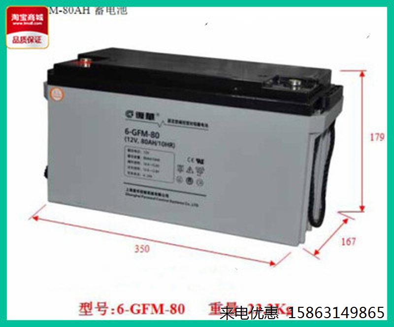 复华(POWERSON)蓄电池MF12-80保护神12V80AH太阳能 UPS系统 EPS用