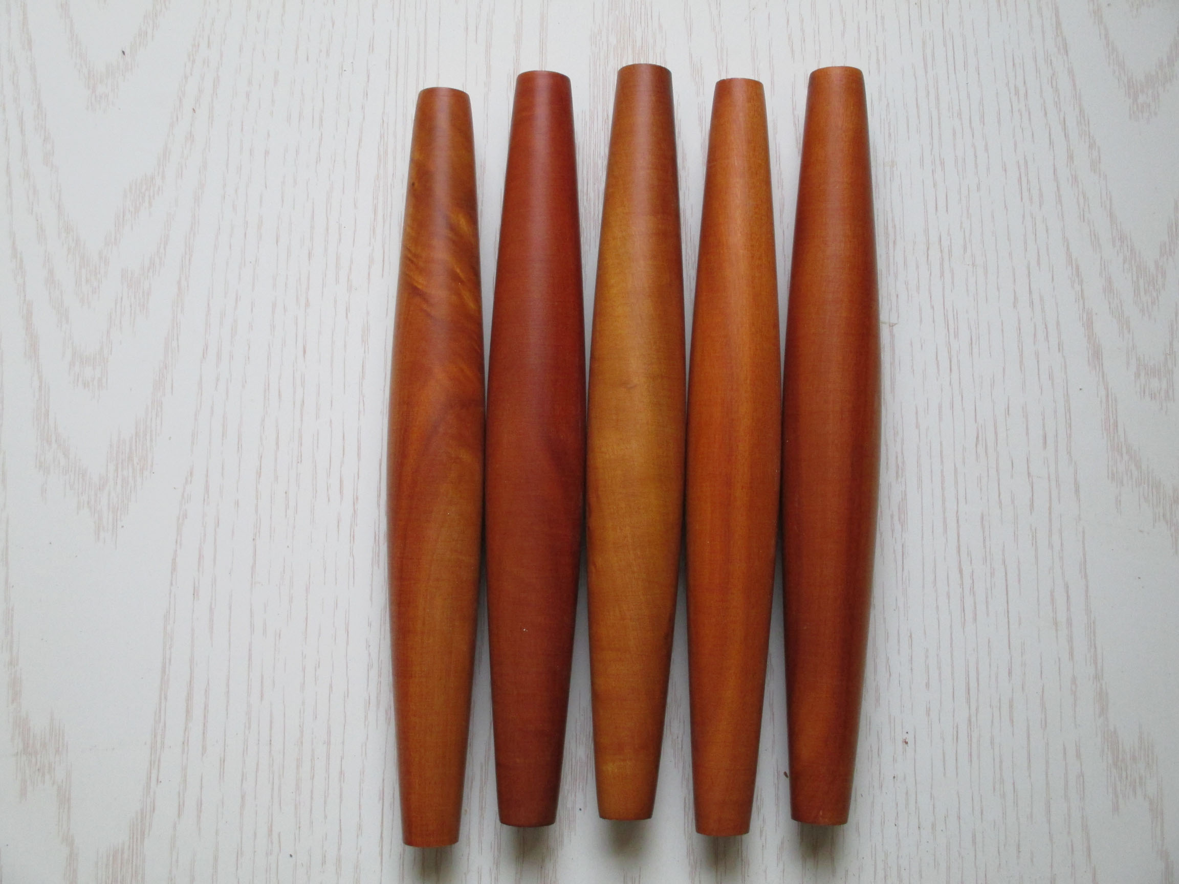 【烘焙工具】枣木实木小号饺子皮专用25cm两头尖擀面杖